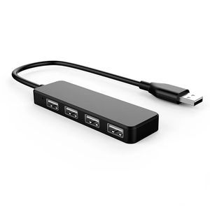 Höghastighet USB -navadapter 4 -portar för PC -bärbara tillbehör Multi USB 2.0 Splitter -förlängningskabel för mustangentbord