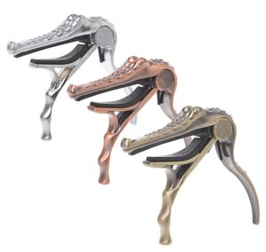 Alice A007G Crocodile Aluminium Alloy Acoustic Folk Guitar Capo Clamp7719704