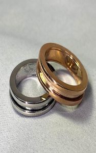 オリジナルコピークラシックチタンスチールBVLファッション高品質の男性と女性の結婚指輪ギフト7917185