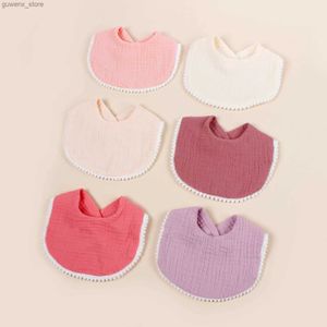 BUBS BURP CRODOS DE 6PCS/LOTE CAMADA DUPLA CAMADA CULTOLULL DOL SOLID COR BEBÊ BIB BIB POLIDE