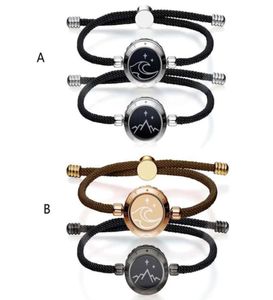 Braccialetti di fascino La luce intensa che rappresenta i braccialetti lampeggianti Love Smart Connessione a lunga distanza Bluetooth Compatible6476095