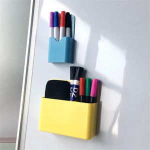 1/2st Magnet Pen Holder Erase Magnetic Marker Holder Whiteboard Holders Pencil Cup Kylförvaringsarrangör för hemmet
