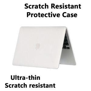 Przypadki krystaliczny laptop z piasku dla MacBooka Air 13 A2337 dla Mac M1 Chip Pro 13 14 16 Odporne na zarysowanie ochronne osłony obudowa powłoki
