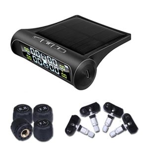 Ferramentas de diagnóstico Smart Car Car Carro TPMS Sistema de Monitoramento de Pressão dos Pneus Solar Solar Power Digital LCD Display Auto Sistemas de alarme de segurança pneus 8086312