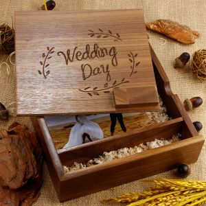 Extra Large Box Album 3.0 USB Flash Drives128GB Wood (205 * 205 * 60mm) Gratis anpassad logopen Drive 64GB Wedding Present Pendrive Pendrive