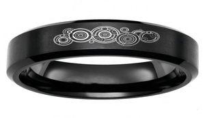 Fashion Doctor Who Seal of Rassilon Symbol Rings rostfritt stål Band Mens smycken Present Storlek 61361950947451986