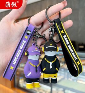 Designer Keychain Doll Toy Cartoon Pvc Anime Keyring Borse Ornament auto Chiave Creative Gift2803498