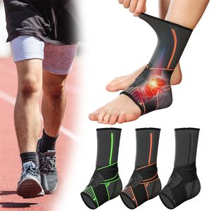 1Pair Sports Ankle Brace Protective Football Basketball Ankle Support 3D Weave Elastic Bandage Foot Protective Gear Gym Fitness