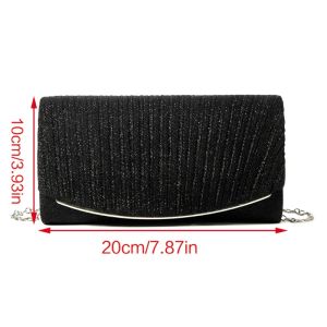 Lady Wedding Clutches Cocktail Crossbody Shoulder Bag Women Formell Evening Bag Party Banket Purse Handväska kuvertväska