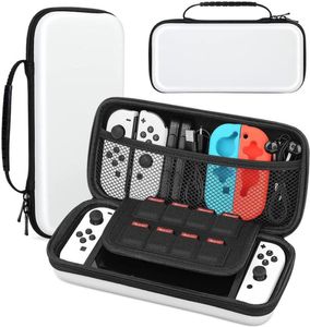 Bärande fall kompatibel med Nintendo Switch OLED Model Hard Shell Portable Travel Cover Pouch Game Accessories254H9776013
