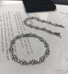 Дизайнер CH браслет хромированные разведчики цветок старая мода Личность Письмо Пара сердечки