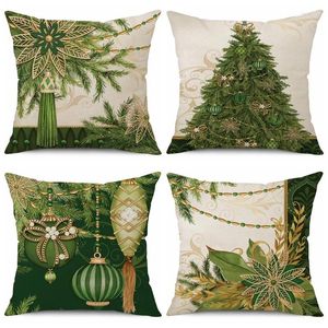 Cuscinetto verde di Natale piante per coprire decorazioni per ornamenti per la casa decorazioni per l'anno felice 2024
