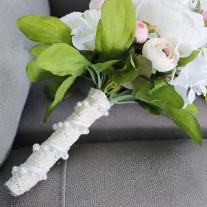 Wedding Flowers Ivory Bouquet European Style Bridal Bouquets