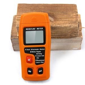 Misurazione in legno digitale METURA LCD Visualizzazione LCD Tester Accurata Rilevatore di contenuti di umidità per l'umidità per il pavimento di carta legna da ardere in legno