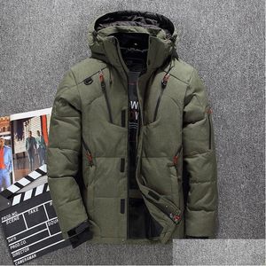 Mens Down Parkas Winter Jacket Hooded Embroidery North Warm Parka Coat Face Men Puffer Jackets Letter Print Outwear Mtiple Colour Prin Ot7Ox