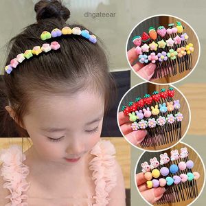 Childrens Cute Broken Hair Comb New Summer Cartoon Broken Hair Clip Broken Hair Sorting Tool Hair Card Girls Hair Accessories