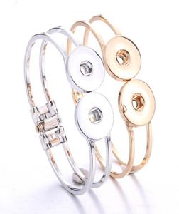 2021 Snap Button Armband Anpassung 18mm Schmuck 2 Charme Silber Gold für Frauen Männer Fashion62032297298608