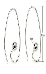 10PCSLOT 925 STERLING SILVER EARING HOOK CLASPS DIYクラフトジュエリーギフト08x4x12x30mm WP0682350356のコンポーネントを見つける
