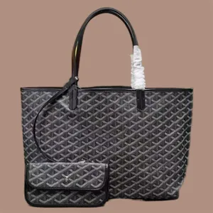 Bolsa de designer de luxo feminino multifuncional preto cor branca de couro bolsa
