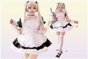 Crossdresser Sissy Maid Dress Anime Yosuga No Sora Kasugano Sora Cosplay Costume Women Men Kawaii Comples for Halloween Party6028995