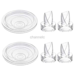 Breastpumps 6pcs/set Silicone Duckbill Valve And Diaphragm Breast Pump Parts Protection Baby Feeding Nipple Electric Breast Pump Accessories 240413