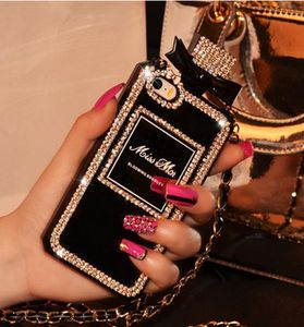 Party Crystal Phone Case Perfume Bottle Fashion Fase Telefon dla iPhone'a 12 11 Pro Max XS XR x 7 8 8 8189071