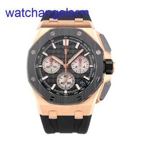 AP Crystal Wrist Watch Epi Mens Watch Royal Oak Offshore Serie 26420ro New Rose Gold Ceramic Ring Chronograph Mens Fashion Leisure Sports Mechanical Watch