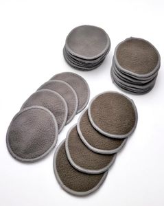 Återanvändbar bambu makeup remover kuddar tvättbara rundar rengöring ansiktsbomull make up removal pads tool9504769