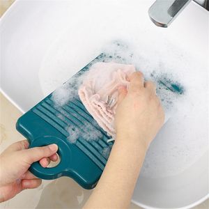 Plastic Washboard Antislip Thicken Mini Washing Non-slip Board Clothes Cleaning for Laundry Cleaning Tool Bathroom Accessories