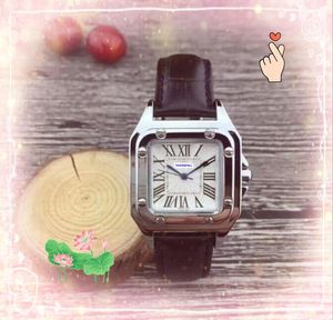 Berömd enkel 3 pekare Lady Quartz Movement Watches Colorful Leather Women Clock Girl Super Bright Waterproof Elegant Small Size Top Armband Watch Relojes de Lujo