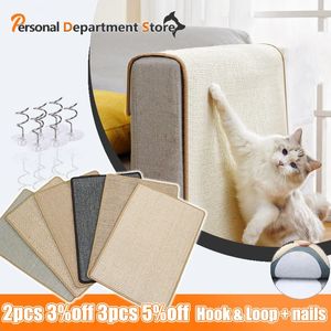 Cat Scratcher Sisal Mat Board Cat Scratch for Sharpen Nails Scraper Cats Tree Scratching Post Post Sofa Mats Furniture Protector 240407