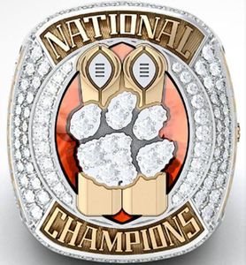 2018 2019 Clemson Tigers final campeonato nacional Ring Men Gift Wholesale Drop Shipping2065256