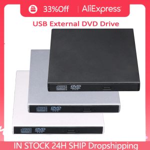 Drives DVD externo USB DVD DVD USB 2.0 CAVE CD CD DVD RW Drive Writer Burner Player Optical Compatible for Laptop Desktop Windows