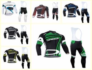 Orbea Team Cycling Sleeves Longo Jersey Pants Sets Roupas de bicicleta ROPA Ciclismo Esporte Uniformes U1209137331586