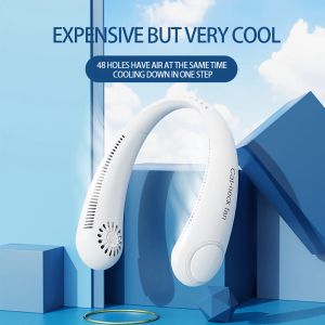 Sandały Xiaomi Youpin Mini Neck Fan Portable Bladeless USB ładowne fanów sportu na świeżym powietrzu Portatil Abanicos Cooling