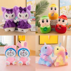 2024 New Eight Inch Grab Machine Mini Doll Series Flow Style Grab Machine Doll Bag Plush Toy Handheld Gift