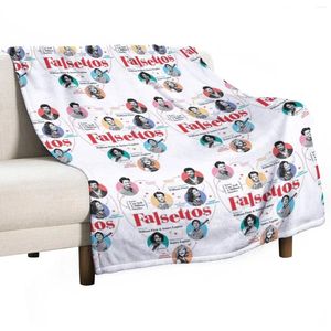 البطانيات falsettos 2024 ملصق رمي بطانية هدية شخصية الأريكة الأريكة