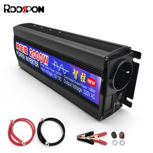 RDDSPON PURE SINE WAVE INVERTER DC 12V 24V 48VからAC 220V 50/60Hzソーラーカーインバーター1000W 1600W 2000Wトランスパワーバンク