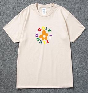 Le Fleur Flower Tee Vote Igor Tyler The Creator Skate T-shirt Cotton Men Casual Swag Womens Hip Hop3354468