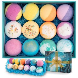 Accessories Essential Oil Bath Blast Ball Bath Spa Home Travel Bubble Bath Ball Multibubble Spa Bath Salt Bubble Bomb 12colors