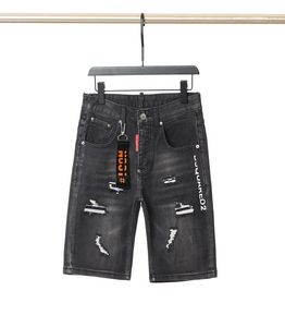 Fashion mens Summer Shorts Stretch Slim Skinny Fit Jeans Men Cotton Casual Distressed Short Knee Length Denim Clothing2022NEW2865975