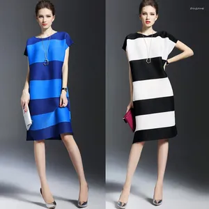 Party Dresses SELLING Miyake Clothing High Quality Fashion Casual Pleated One-piece Dress IN STOCK