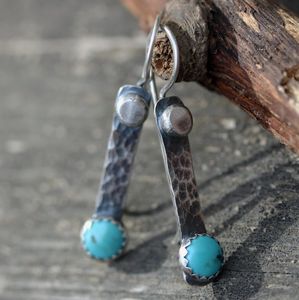 Vintage Tribal Spiral Dangle Ohrringe für Frauen Metall Geometrie Twist Bronze Metall Malerei Muster Ethnisches Ohrringe Geschenk