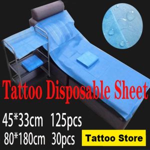 Forniture per letti da tatuaggio usa e getta tovaglia impermeabili tatuaggi tatuaggi tatuaggi tatuaggi da tatuaggio cuscinetto accessori per tatuaggi foglio monouso