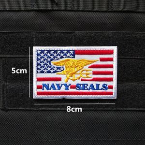 Navy selo dos EUA Patches de pano militar Patch tático Brandband Special Operações Militares Esquecidos Bordados Adesivo