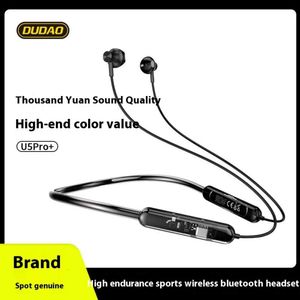 Fones de ouvido esportivos bluetooth exclusivos U5Pro+Bluetooth com metade da orelha pendurada no pescoço de alta qualidade de som e fones de ouvido Bluetooth de longo alcance