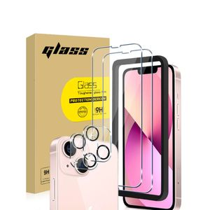 Full Glue 9H 2.5d iPhone 14 15 Pro Max 용 정화 유리 스크린 보호기