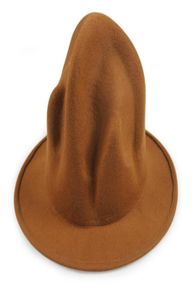 Nya modekvinnor män 100 Wool Mountain Hat Pharrell Williams Wasten Celebrity Style Party Novely Buffalo Hat9794405