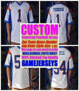 Custom American Football Jerseys College رخيصة الأصيلة للرياضة الرياضية جيرسي خياطة رجال النساء الشباب الأطفال 4XL 5XL 6XL 7XL 89494775