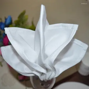 Towel 5pcs White Net Cloth Glass Pure Cotton Mouth Wipe Red Wine Folded Flower Napkin Mat Bar Rag